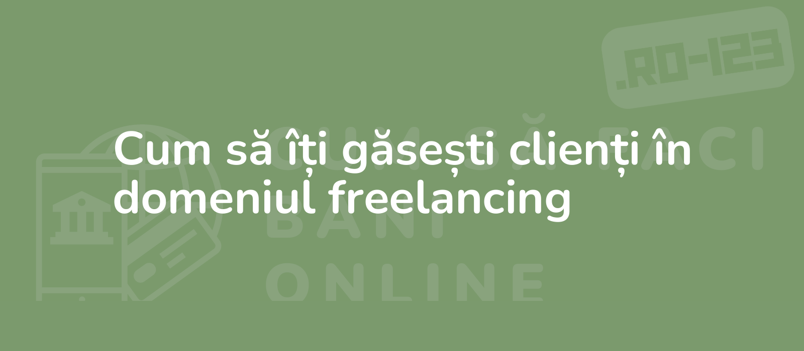 Cum să îți găsești clienți în domeniul freelancing