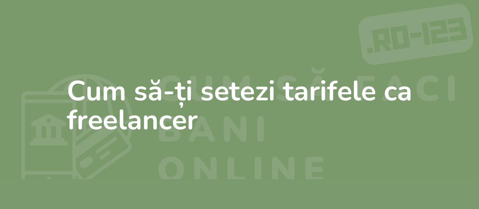 Cum să-ți setezi tarifele ca freelancer