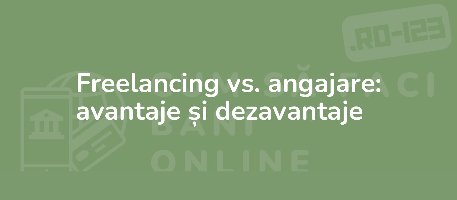 Freelancing vs. angajare: avantaje și dezavantaje